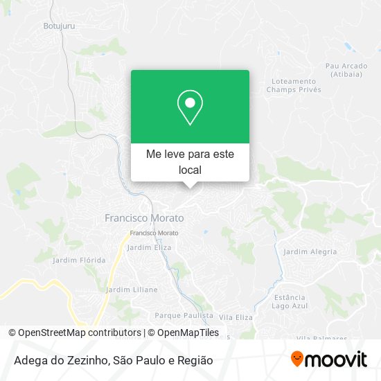 Adega do Zezinho mapa