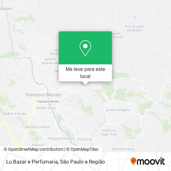 Lu Bazar e Perfumaria mapa