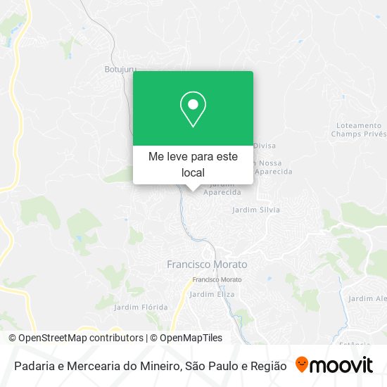 Padaria e Mercearia do Mineiro mapa