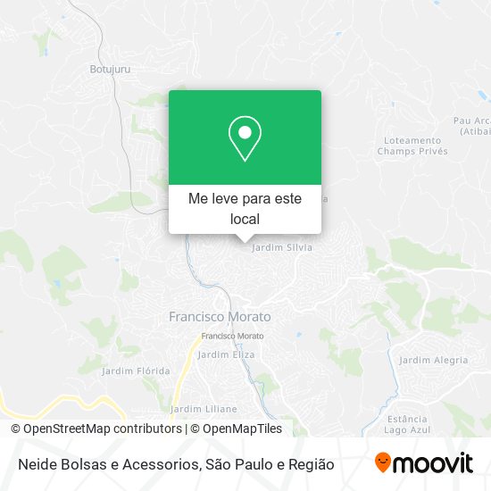 Neide Bolsas e Acessorios mapa