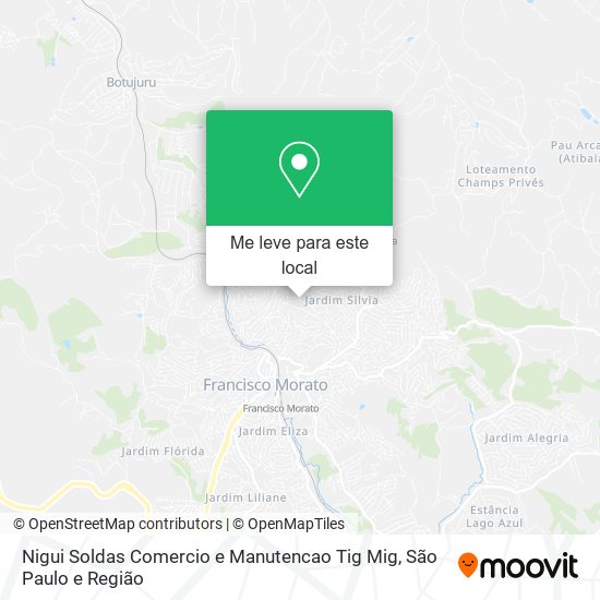 Nigui Soldas Comercio e Manutencao Tig Mig mapa