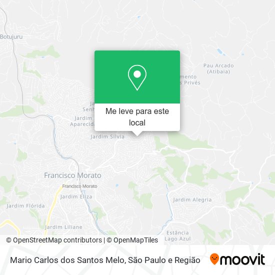 Mario Carlos dos Santos Melo mapa