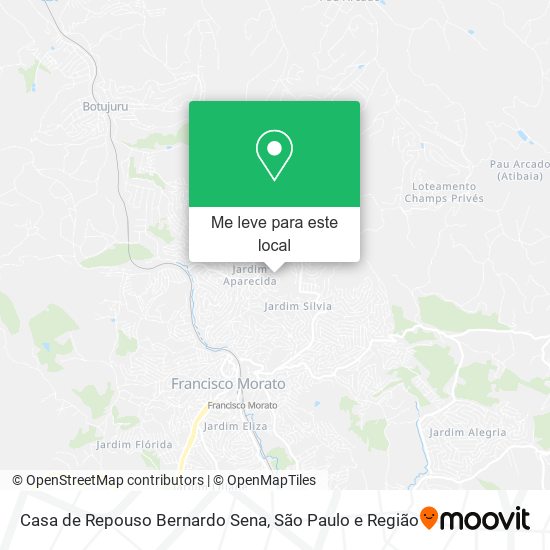 Casa de Repouso Bernardo Sena mapa