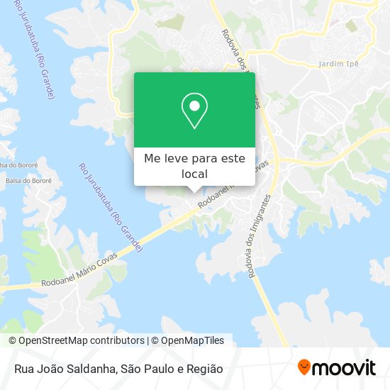 Rua João Saldanha mapa