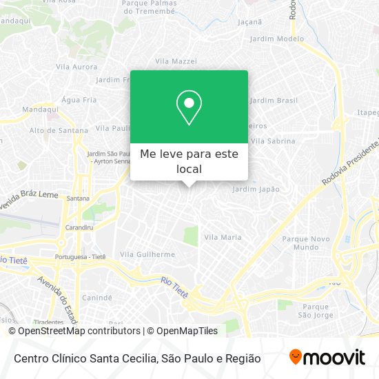 Centro Clínico Santa Cecilia mapa