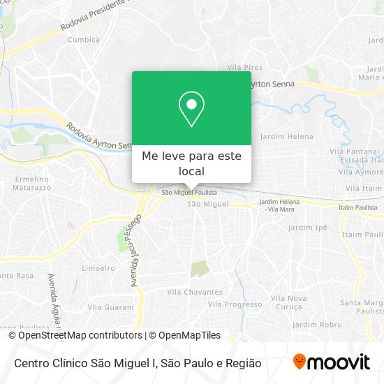 Centro Clínico São Miguel I mapa