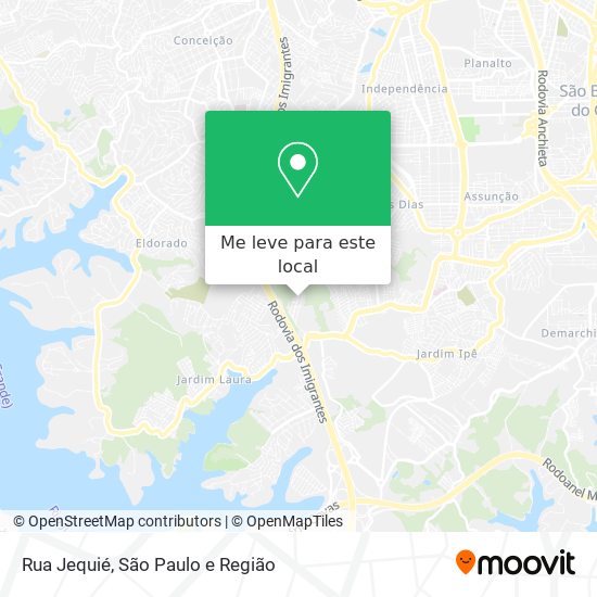 Rua Jequié mapa