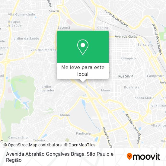 Avenida Abrahão Gonçalves Braga mapa
