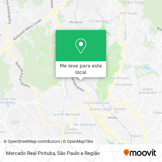 Mercado Real Pirituba mapa