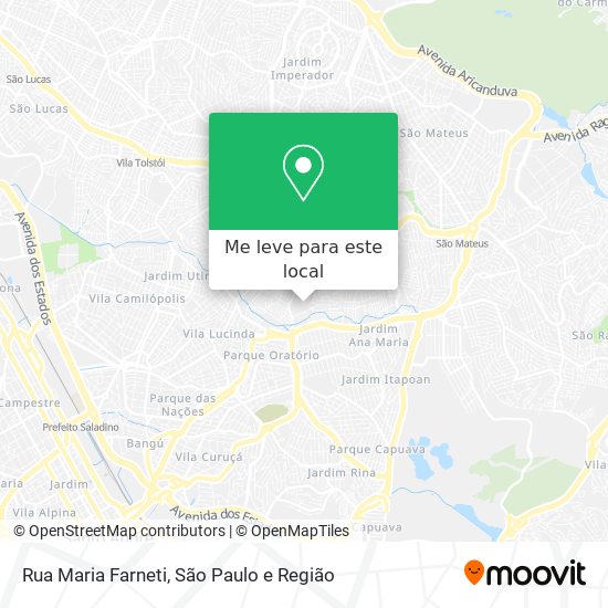 Rua Maria Farneti mapa