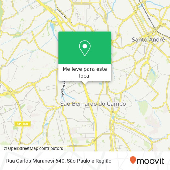 Rua Carlos Maranesi 640 mapa
