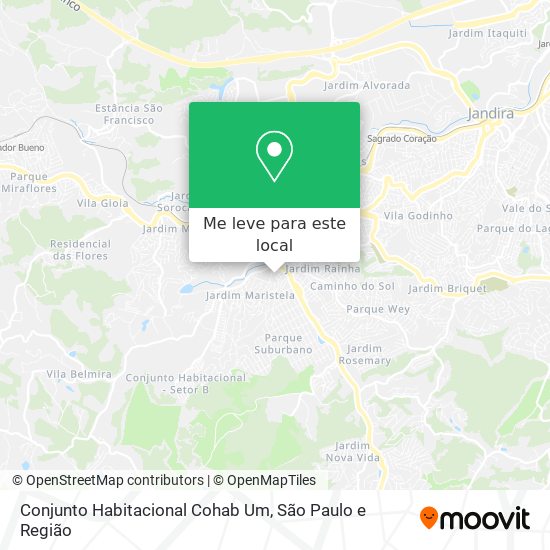 Conjunto Habitacional Cohab Um mapa