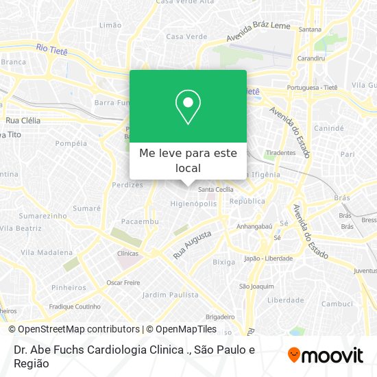 Dr. Abe Fuchs Cardiologia Clinica . mapa