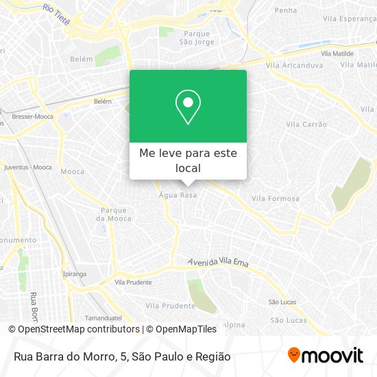 Rua Barra do Morro, 5 mapa