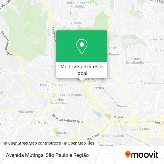 Avenida Mutinga mapa