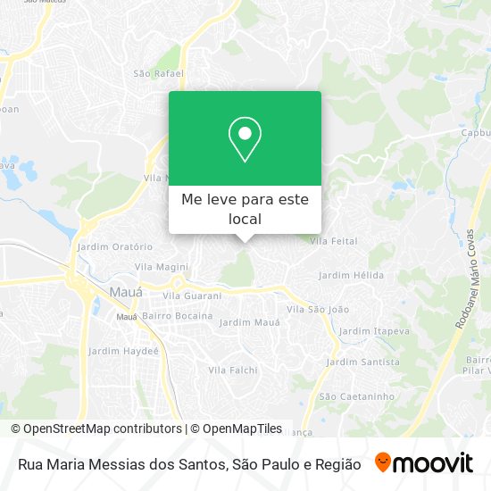 Rua Maria Messias dos Santos mapa