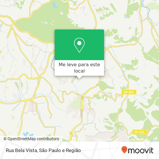 Rua Bela Vista mapa