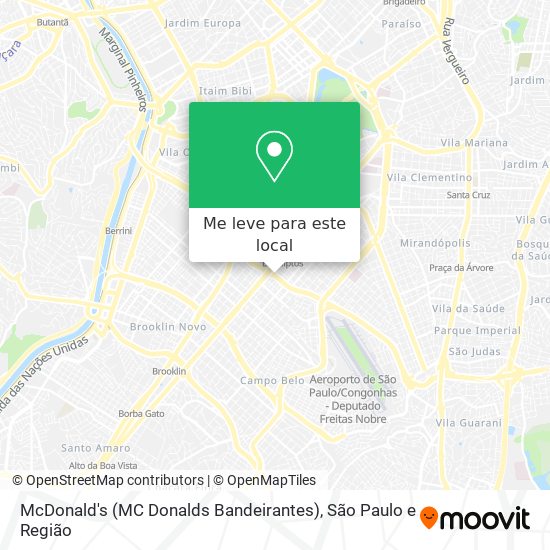 McDonald's (MC Donalds Bandeirantes) mapa