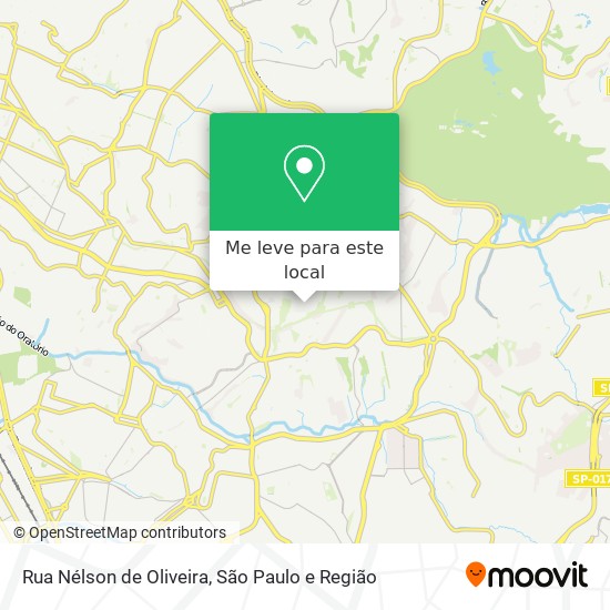 Rua Nélson de Oliveira mapa