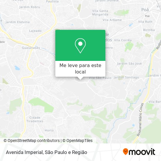 Avenida Imperial mapa