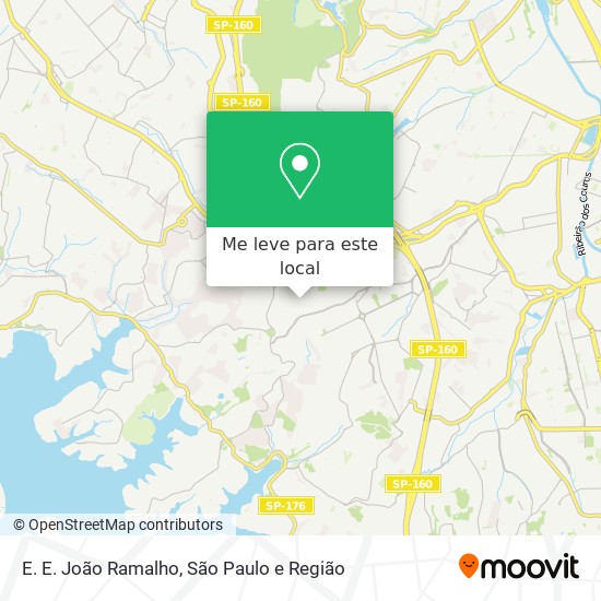 E. E. João Ramalho mapa