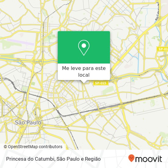 Princesa do Catumbi mapa
