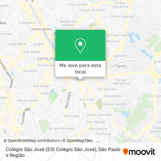 Colégio São José mapa