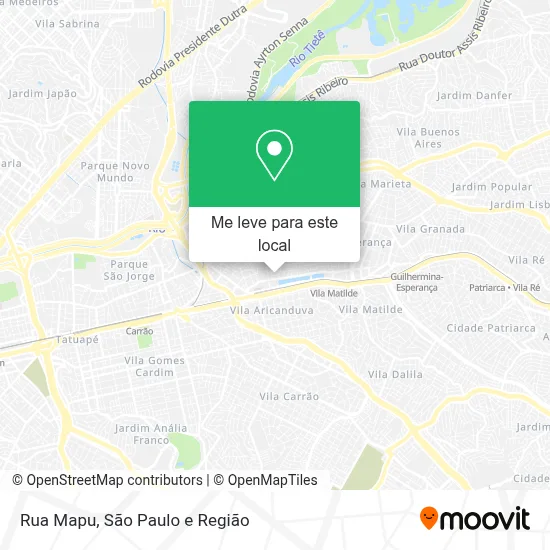 Rua Mapu mapa