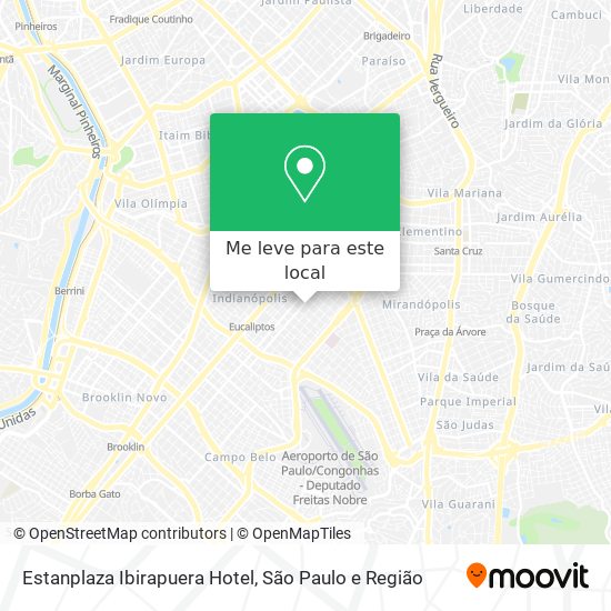 Estanplaza Ibirapuera Hotel mapa