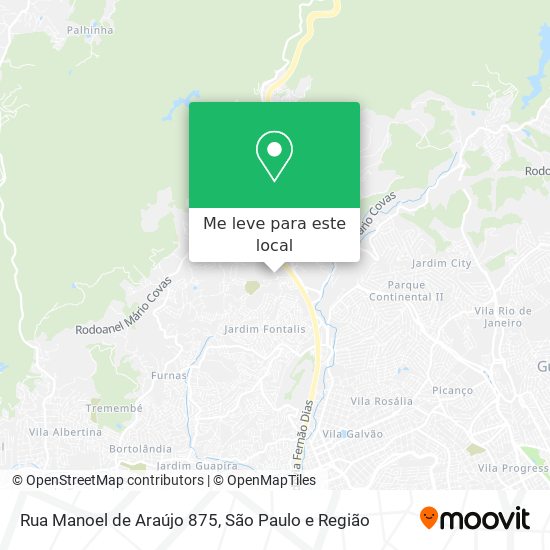 Rua Manoel de Araújo 875 mapa