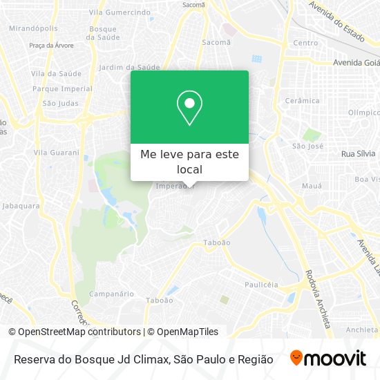 Reserva do Bosque Jd Climax mapa
