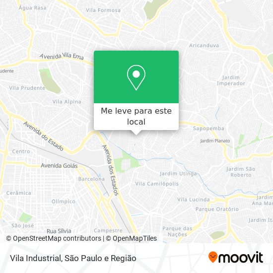 Vila Industrial mapa