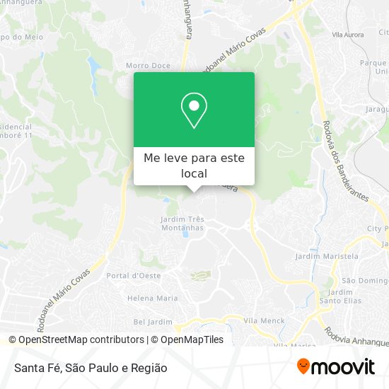 Santa Fé mapa