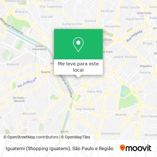 Iguatemi (Shopping Iguatemi) mapa
