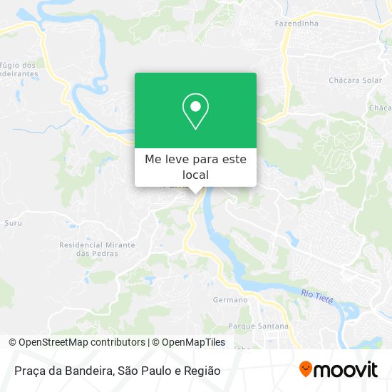Praça da Bandeira mapa