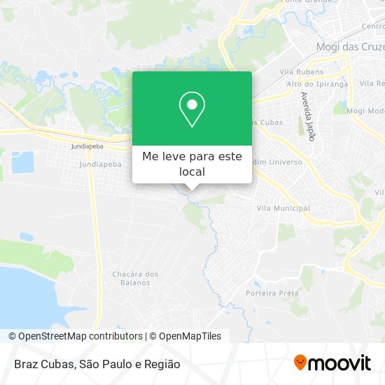 Braz Cubas mapa
