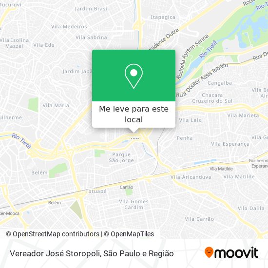 Vereador José Storopoli mapa