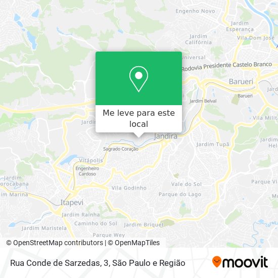 Rua Conde de Sarzedas, 3 mapa