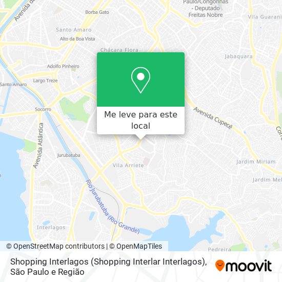 Shopping Interlagos (Shopping Interlar Interlagos) mapa
