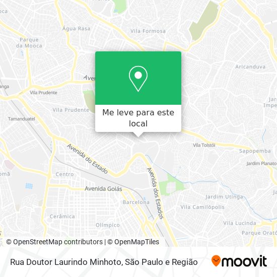 Rua Doutor Laurindo Minhoto mapa