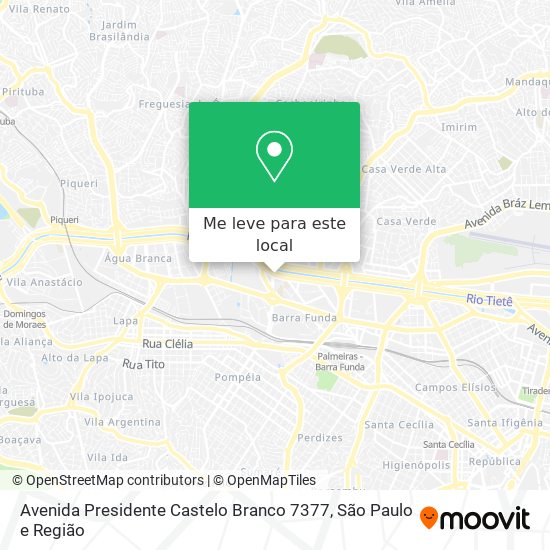 Avenida Presidente Castelo Branco 7377 mapa