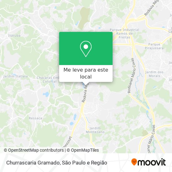 Churrascaria Gramado mapa