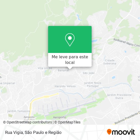 Rua Vigia mapa