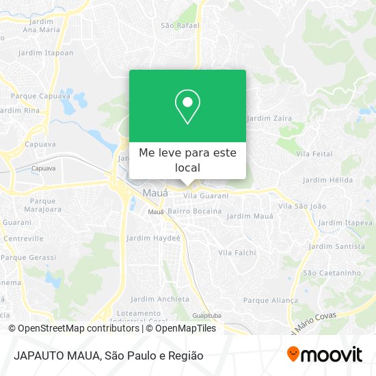 JAPAUTO MAUA mapa