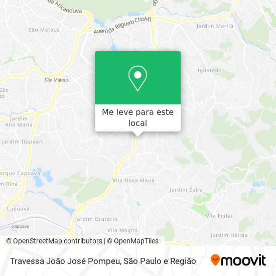Travessa João José Pompeu mapa