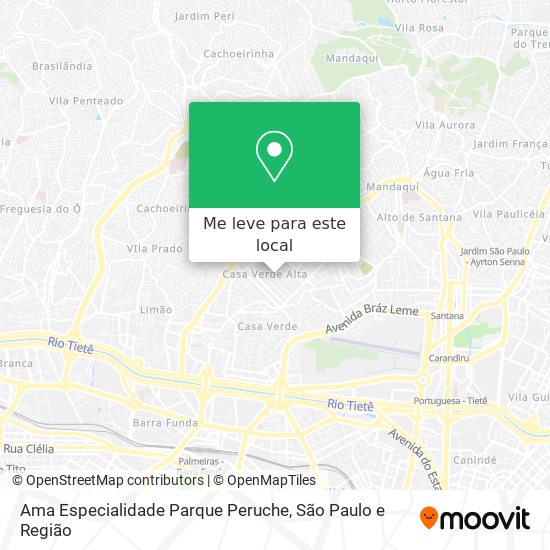 Ama Especialidade Parque Peruche mapa