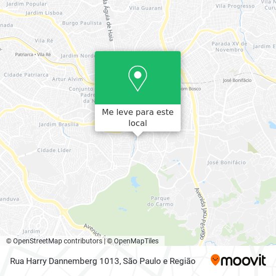 Rua Harry Dannemberg 1013 mapa