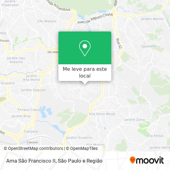 Ama São Francisco II mapa