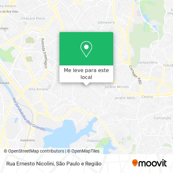 Rua Ernesto Nicolini mapa