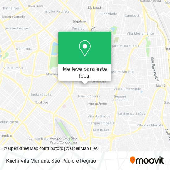 Kiichi-Vila Mariana mapa